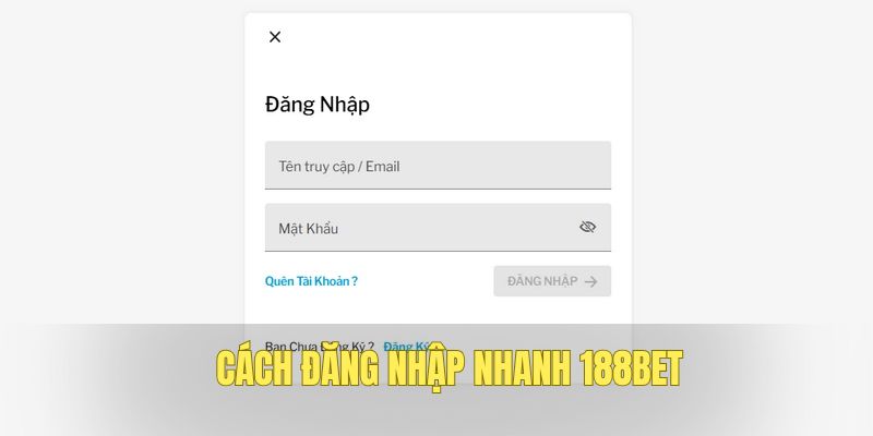 Đăng nhập 188bet chỉ vài bước nhanh chóng cá cược 