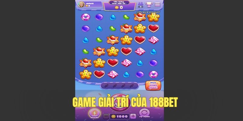 Game giải trí đặc sắc của 188bet