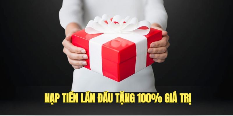 Tặng 100% giá trị cho hội viên mới nạp đầu vào 188BET 