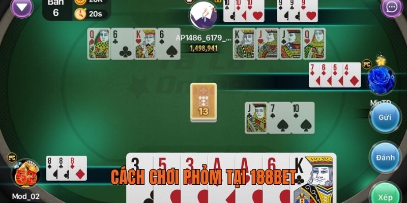 Cách chơi phỏm tại 188bet